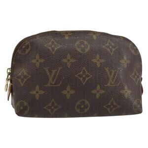 LOUIS VUITTON Monogram Pochette Cosmetic PM Pouch M43998 LV Auth 159485
